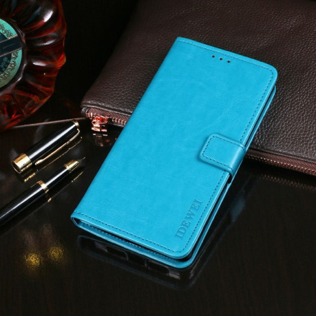 Чохол-книжка idewei Crazy Horse Texture Samsung Galaxy Galaxy A31 - блакитний