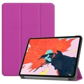 Чехол-книжка Custer Texture на iPad Pro 12.9 inch 2018-фиолетовый
