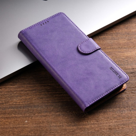 Чехол-книжка N.BEKUS CSJ-P1 Solid Color Leather на Google Pixel 8a - фиолетовый