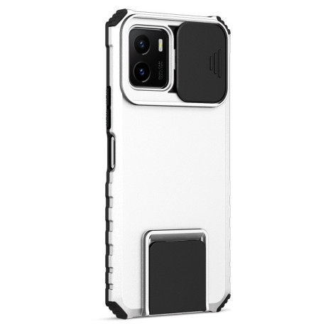 Чохол протиударний Stereoscopic Holder Sliding для Vivo Y15s / Y15a - білий