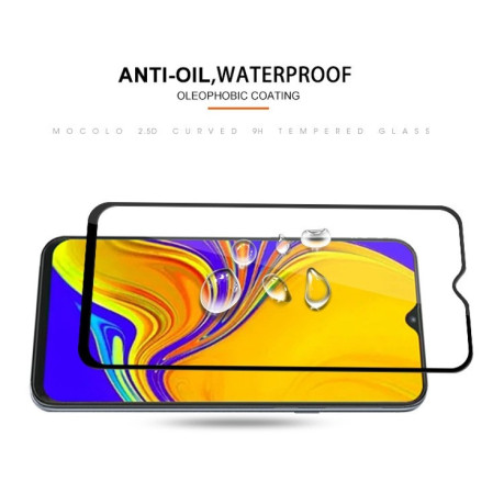 3D защитное стекло mocolo 0.33mm 9H Full Glue Оleophobic coating поддерживает отпечаток пальцев на Samsung Galaxy A20 /A30/A30s/A50/A50s/M30/M30s/M31/M21 -черное