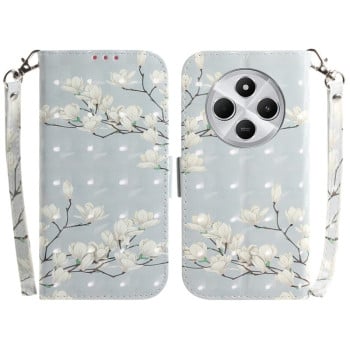 Чохол-книжка 3D Painting для Xiaomi Redmi 14C 4G/Poco C75/Redmi A4 5G - Magnolia