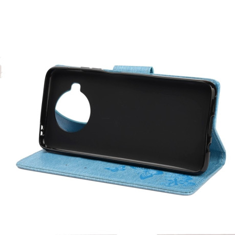 Чохол-книжка Butterflies Embossing Xiaomi Mi 10T Lite - синій