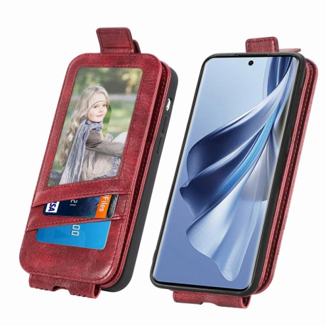 Флип-чехол Zipper Wallet для OPPO Reno10 / 10 Pro Global - красный