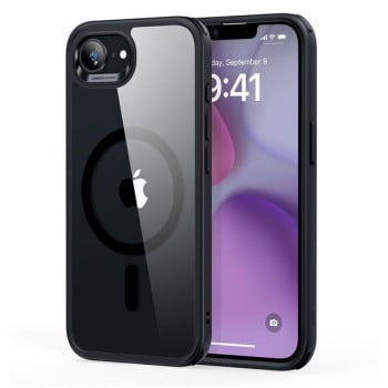 Оригінальний чохол ESR Classic Hybrid Case HaloLock (MagSafe) для iPhone 16e - Clear-Black