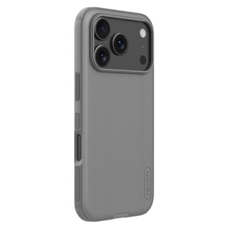 Чохол NILLKIN Frosted Shield Pro гібрид з матовим покриттям на iPhone 17 Pro - сірий