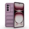 Силіконовий чохол Magic Flannel для OPPO Reno 12 Pro Global - фіолетовий