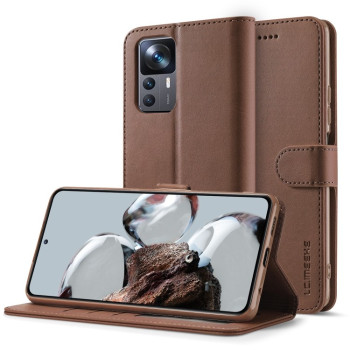Чохол книжка LC.IMEEKE Calf Texture Xiaomi 12T / 12T Pro - коричневий