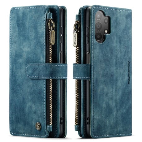 Шкіряний чохол-гаманець CaseMe-C30 для Samsung Galaxy A13 4G - синій