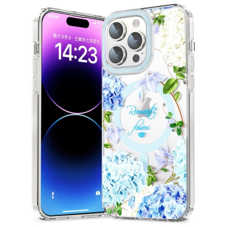 Чохол протиударний with Magsafe Magnetic Shockproof для iPhone 15 Pro - Floral