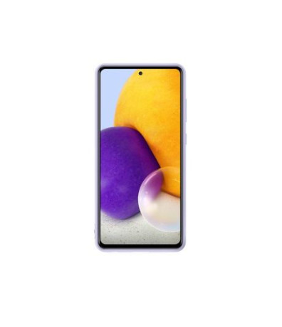 Оригинальный чехол Samsung Silicone Cover для Samsung Galaxy A72 purple