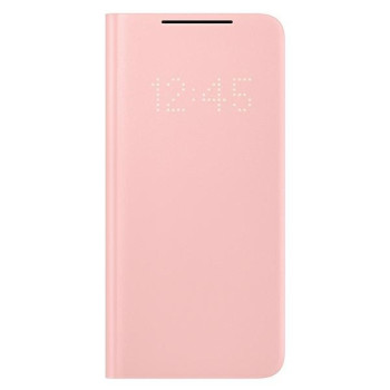 Оригинальный чехол-книжка Samsung LED View Cover для Samsung Galaxy S21 Plus pink
