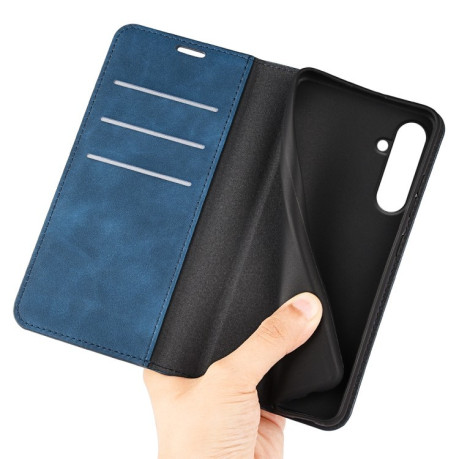 Чохол-книжка Retro Skin Feel Business Magnetic  для Samsung Galaxy A26 - синій