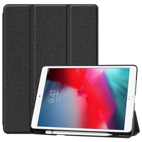 Чехол-книжка Denim Texture для iPad 10.2 / Air 3 / Pro 10.5 -черный