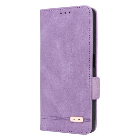 Чехол-книжка Magnetic Clasp Flip для Realme C55 - фиолетовый