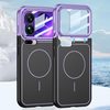 Двухцветный чехол Gkk Color Master с MagSafe для Xiaomi 17 Pro Max — фиолетовый/чёрный