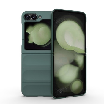 Силиконовый чехол Magic Flannel для Samsung Galaxy  Flip 6/Flip 7 FE - зеленый