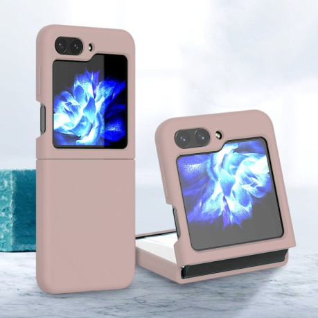 Силіконовий чохол Silicone Skin Feel Folding для Samsung Galaxy Flip 5 - рожевий