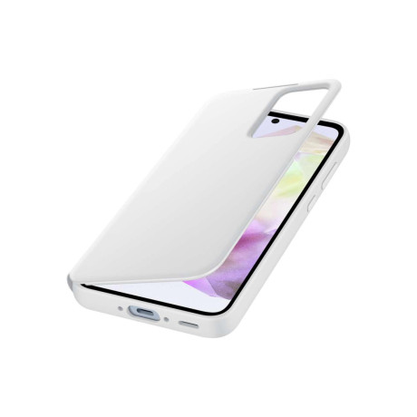 Оригинальный чехол-книжка Samsung Smart View Wallet для Samsung Galaxy A35 - white (EF-ZA356CWEGWW)