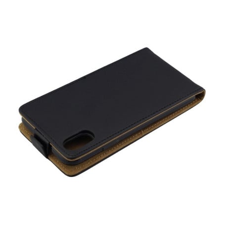 Кожаный флип-чехол  Business  Style на  iPhone XS Max, with Card Slot черный