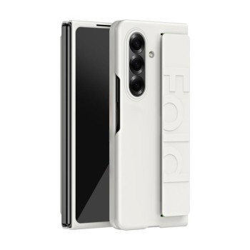 Чохол Skin Elastic Wrist Grip Back Cover на Galaxy Fold8 Ultra 5G — білий
