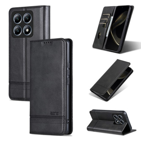 Чохол-книжка AZNS Magnetic Calf на Xiaomi 14T Pro - чорний
