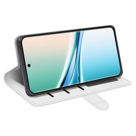 Чохол-книжка R64 Texture Single на Xiaomi Redmi Note 15 4G / 5G /Poco M8 164mm — білий