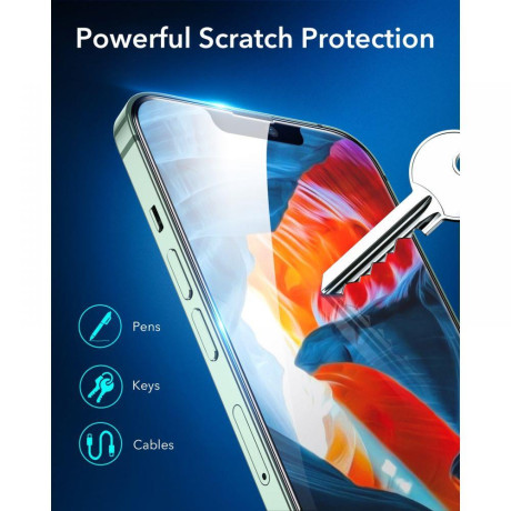 Комплект захисного скла ESR Screen Shield для iPhone 14/13/13 Pro - Clear
