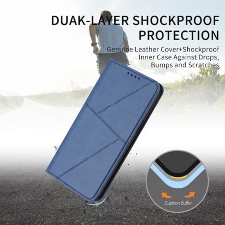 Чохол-книжка Strong Magnetic Frosted на Motorola Edge 60 - синій