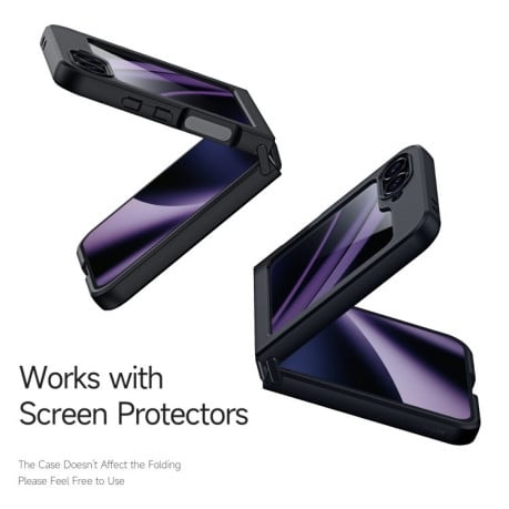 Противоударный чехол DUX DUCIS Aimo Series для Samsung Galaxy  Flip 6 5G - черный
