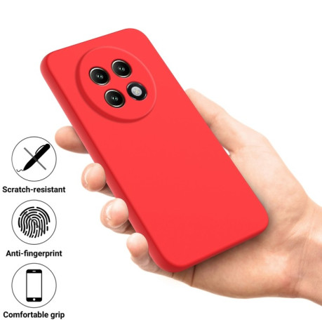 Силіконовий чохол Solid Color Liquid Silicone на Realme 13+ 5G/13 Pro 5G/13 Pro+ - червоний