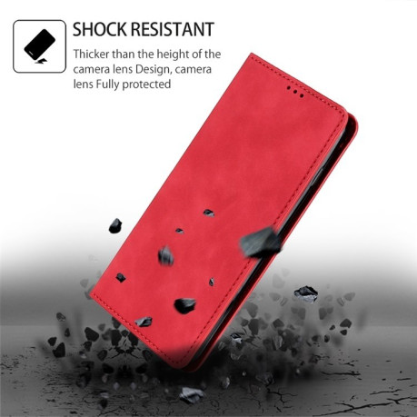 Чохол-книжка Retro Skin Feel Business Magnetic на OnePlus Ace 3 Pro 5G - червоний