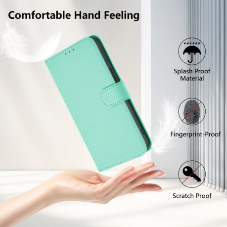Чехол-книжка Skin Feel Solid Color Leather для Infinix Zero 30 4G - зеленый