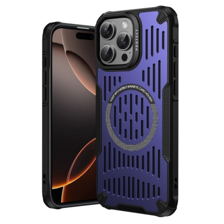 Протиударний чохол Ice Feeling Cooling MagSafe Magnetic для iPhone 16 Pro - фіолетовий