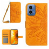 Чохол-книжка Skin Feel Sun Flower Motorola Moto G35 5G - жовтий