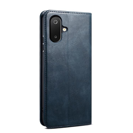 Чохол-книжка Simple Wax Crazy Horse Samsung Galaxy F06 5G Global / M06 5G - синій