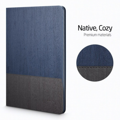 Чохол-книжка ESR Simplicity Series Premium Folio на iPad 4/3/2- темно-синій