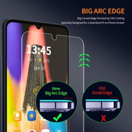 Защитное Стекло ENKAY Hat-prince 026mm 9H для Samsung Galaxy A16 5G - прозрачное