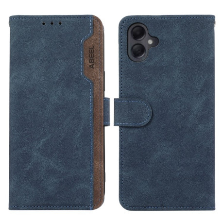 Чехол-книжка ABEEL Color Block Magnetic RFID Leather на Samsung Galaxy A06 4G - Blue-Brown