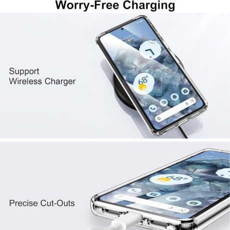 Ультратонкий чохол Transparent Frosted MagSafe для Google Pixel 8 Pro