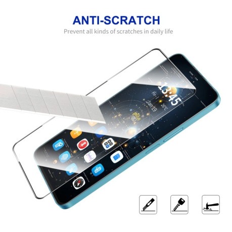 Защитное Стекло ENKAY Full Glue High Aluminum-silicon для Samsung Galaxy A36 / A56 - черное