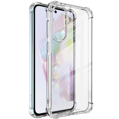 Противоударный чехол IMAK Space Shield PC + TPU Airbag для Samsung Galaxy A56 5G - прозрачный
