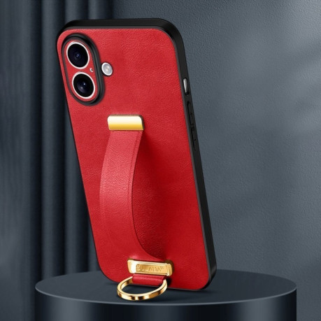 Противоударный чехол SULADA Tide Cool Series для iPhone 16 - красный