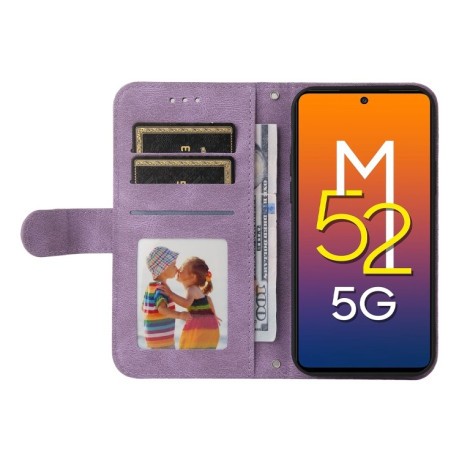 Чохол-книжка Skin Feel Life Tree для Samsung Galaxy M52 5G - фіолетовий