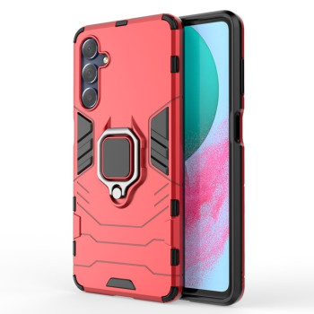 Противоударный чехол Magnetic Ring с подставкой на Samsung Galaxy M54 5G - красный