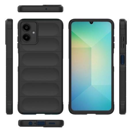 Силіконовий чохол Magic Flannel для Samsung Galaxy A06 4G - чорний