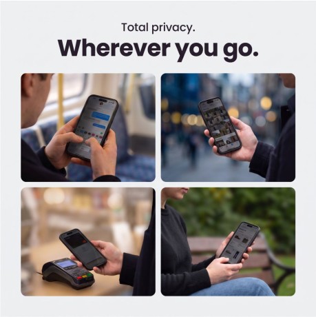Оригінальне захисне скло 2 шт. Tech-Protect Glass SPY+ Privacy на iPhone 18 Pro Max