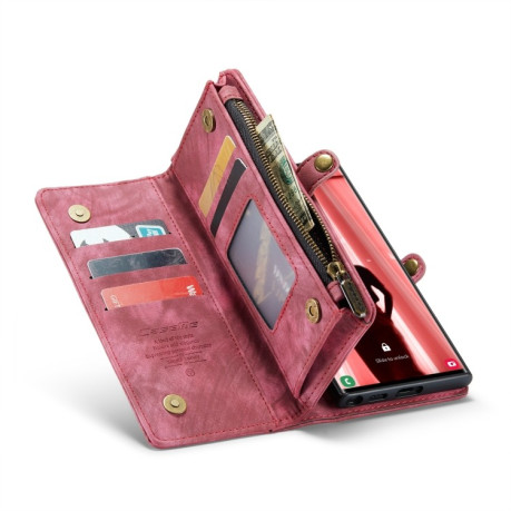 Чехол-кошелек CaseMe 008 Series на Samsung Galaxy S23 Ultra 5G - красный
