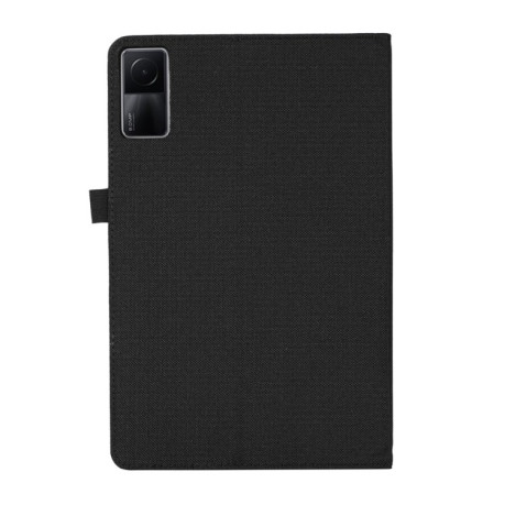 Чохол-книжка Fabric Leather для Xiaomi Redmi Pad SE - чорний