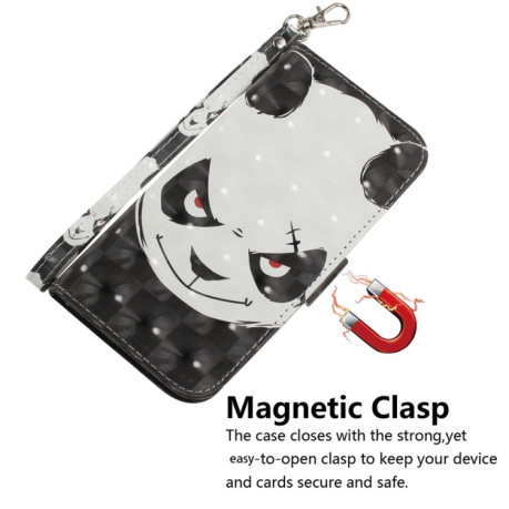 Чехол-книжка Crystal 3D Shockproof Protective Leather для Samsung Galaxy M35 - Bear